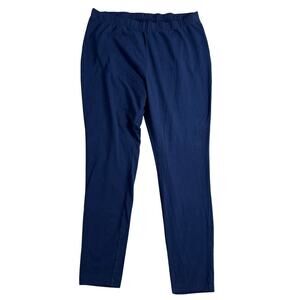 Roamans Straight Leg Ultimate Ponte Pant Size 2X Tall Blue Pull On 31" Inseam